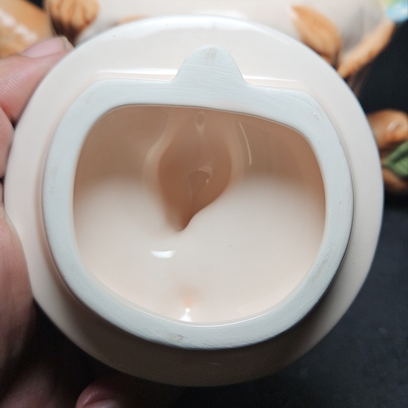 Vintage Ceramic Majolica Style Teapot With Cockatoo Bird Handle - Picture 7 of 8